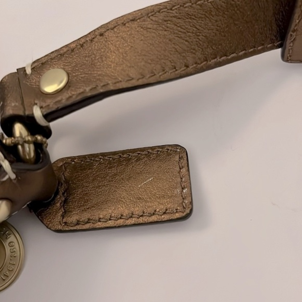 COACH SIGNATURE CLUTCH/SHOULDER BAG - Picture 11 of 13